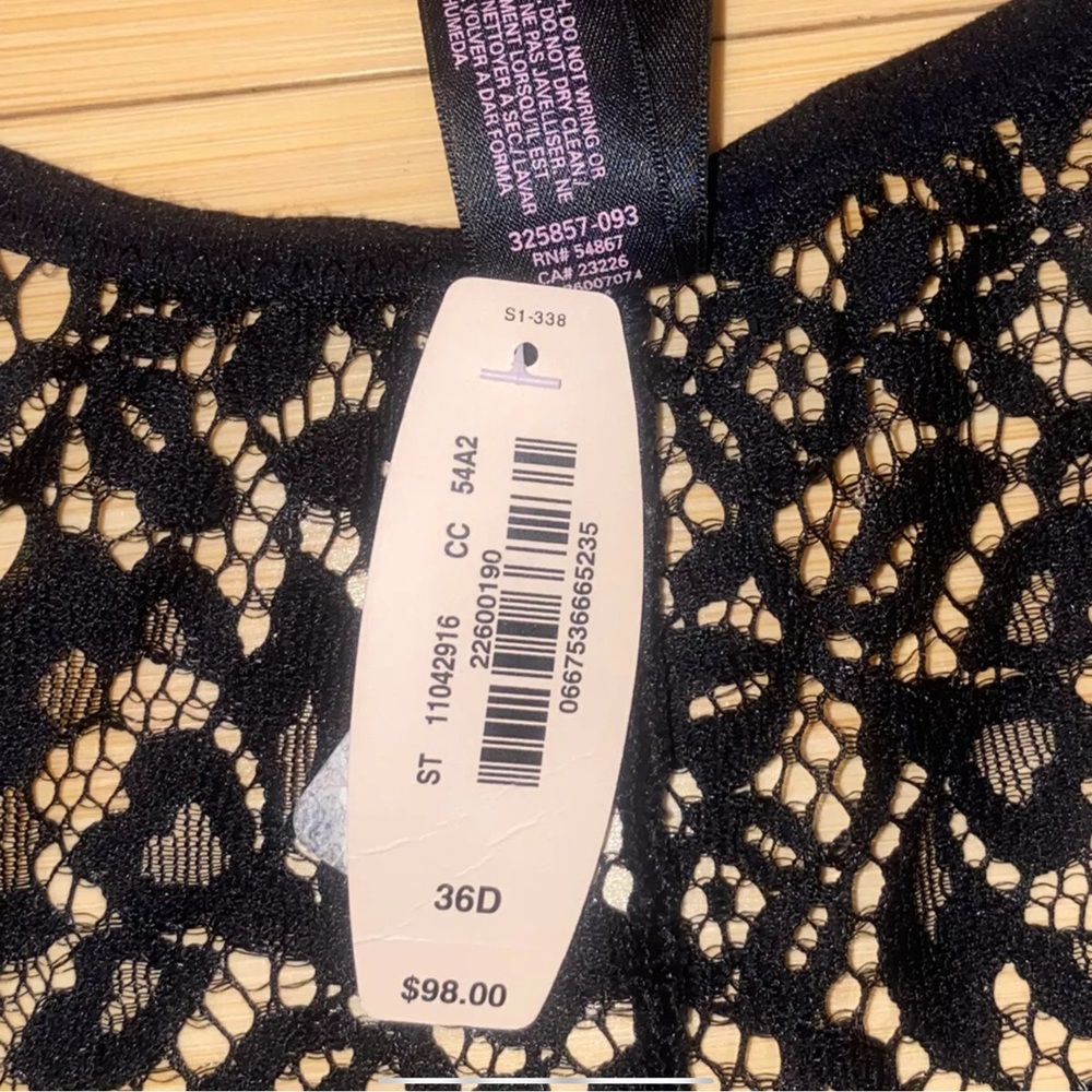 Victoria's Secret Bustier/Corset 36D, Violet, NWT - Picture 15 of 15